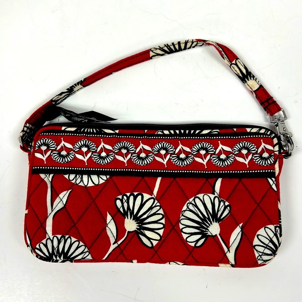 Vera Bradley Deco Daisy Small Purse/Wristlet